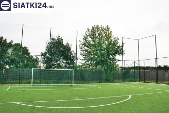 Siatki Trzebnica - Tu zabezpieczysz ogrodzenie boiska w siatki; siatki polipropylenowe na ogrodzenia boisk. dla terenów Trzebnicy